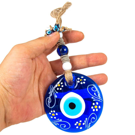 Ojo turco de 9 cm (pintado a mano) 2