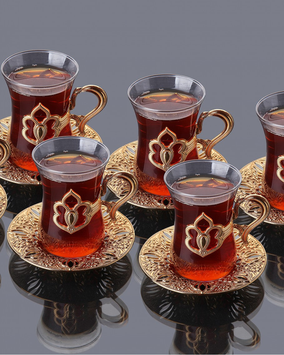 Tazas de té turco HAMSA (set de 2)
