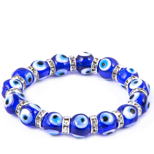 Pulsera de ojos turco en vidrio